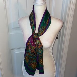 Vintage oblong unique scarf